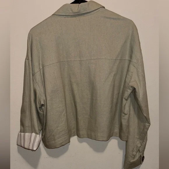 Zara Women's Olive Blazer - Picture 4 of 5